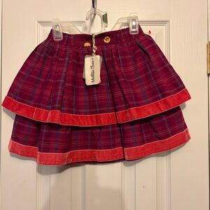 NWT🏷️Matilda Jane Girls👧🏻Layered Winter❄️Skirt Sz 6